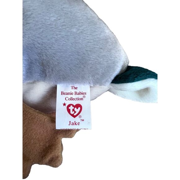 Ty Original Beanie Baby Babies Set of 4 Rare PVC Patti Bubbles Valentino Jake - Picture 6 of 14